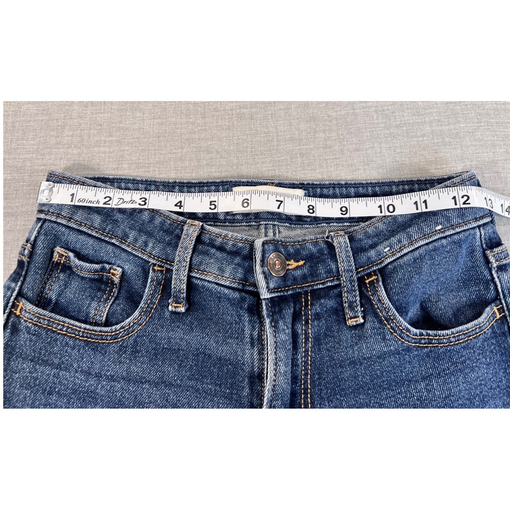Abercrombie & Fitch The Vintage Flare High Rise Jeans Blue Women 24 00R Medium - Picture 4 of 11